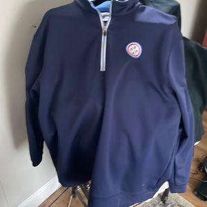 1/4 zip little weight jacket for golfers